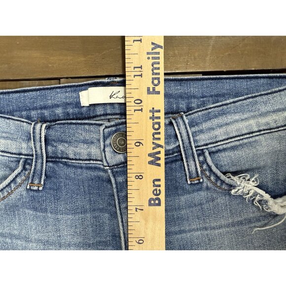KanCan Womens Distressed High-Waisted Denim Shorts Size 28 - Picture 5 of 6